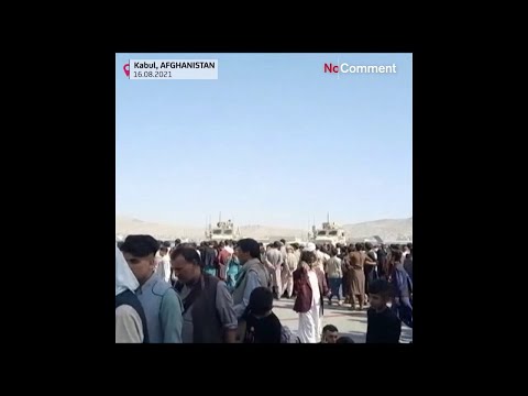 La agónica huida de los talibanes hacia el aeropuerto de Kabul