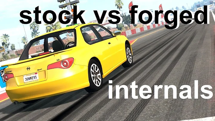 Forged Internals vs Stock Internals! BeamNG. Drive