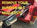 HOW TO REMOVE THE REAR BUMPER THE EASY WAY!!! 1999 - 2006 Chevrolet Silverado