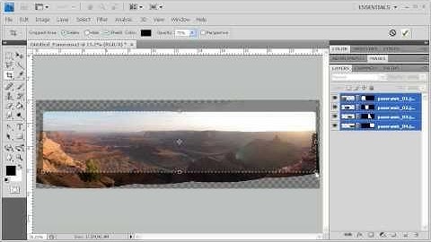2.15 Using Photomerge to Create a Panoramic Image: Adobe Photoshop CS4 Video