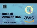 AWS Academy - Intro to RDS