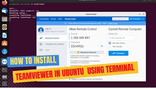 How to Install TeamViewer on Ubuntu 22.04 Using Terminal