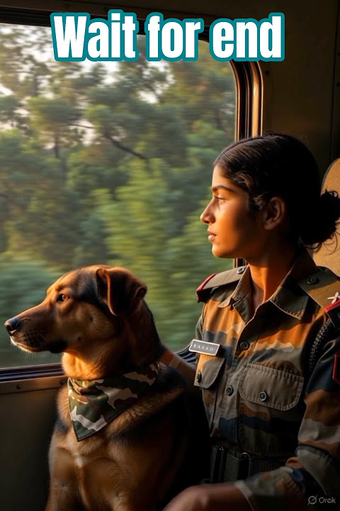 🇮🇳 “Indian Soldier and His Brave Dog Saved the Train 🚂🐶 | Real Hero Story #ai