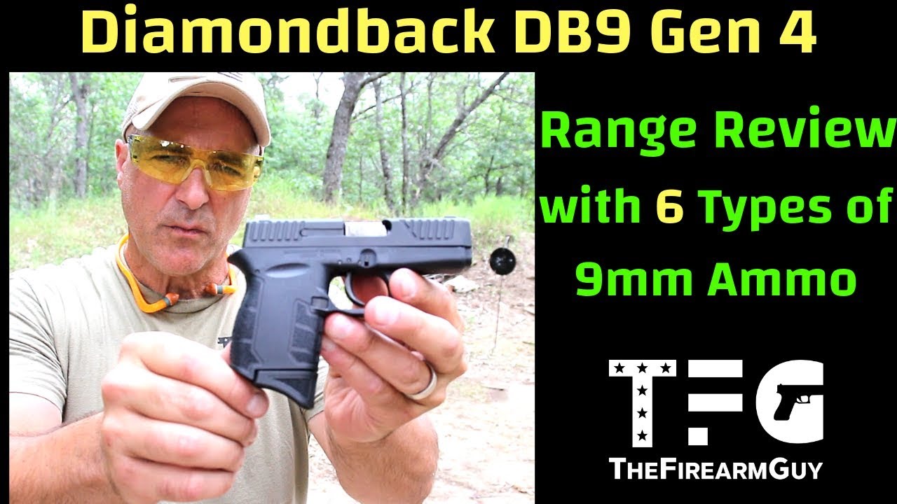 Diamondback DB9 Gen 4 Range Review TheFireArmGuy YouTube