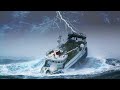 7 لحظات تحبس الانفاس لسفن تعرضت لعواصف عنيفة  || البحر يغضب !!
