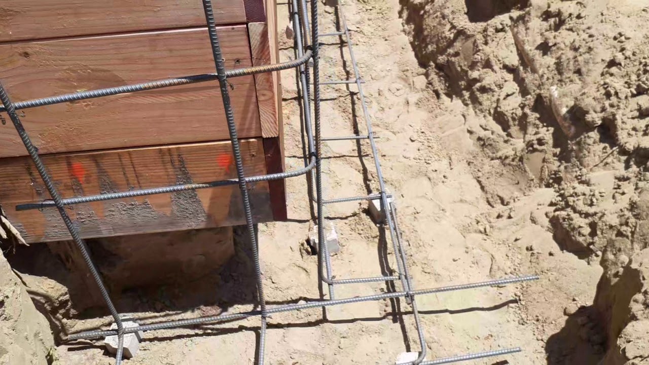 Veterans concrete,...double up formwork/revised cheek wall @ steps ...