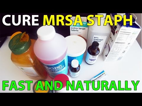 इलाज MRSA Staph संक्रमण तेजी से प्राकृतिक उपचार