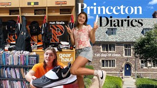 princeton diaries│first day of classes, run tests + gear haul