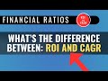 Analyze ROI and CAGR in Excel (Return of Investment vs Compound Annual Growth Rate)