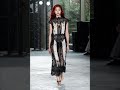 Jung hoyeon modelling designer dresses high fashion runway shorts fashion squidgame