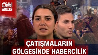 CNN Türk Ekibi İsrail'de Çatışmalar Sırasında Ne Yaşandı? Fulya Öztürk ve Halil Kahraman Anlattı