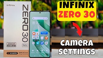Camera settings Infinix Zero 30 || How to set camera settings || How to use camera options