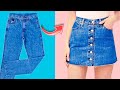 DIY 5 CUSTOMIZAÇÕES USANDO CALÇA JEANS