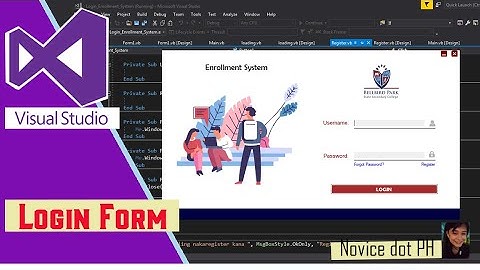 How to Create Student Login Form in Vb.net || Part 1 || Step by Step  || Visual Basic