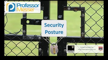 Security Posture - CompTIA Security+ SY0-401: 3.6