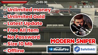Download modern sniper mod apk terbaru 2023 unlimited money and gold versi 2.5 screenshot 5