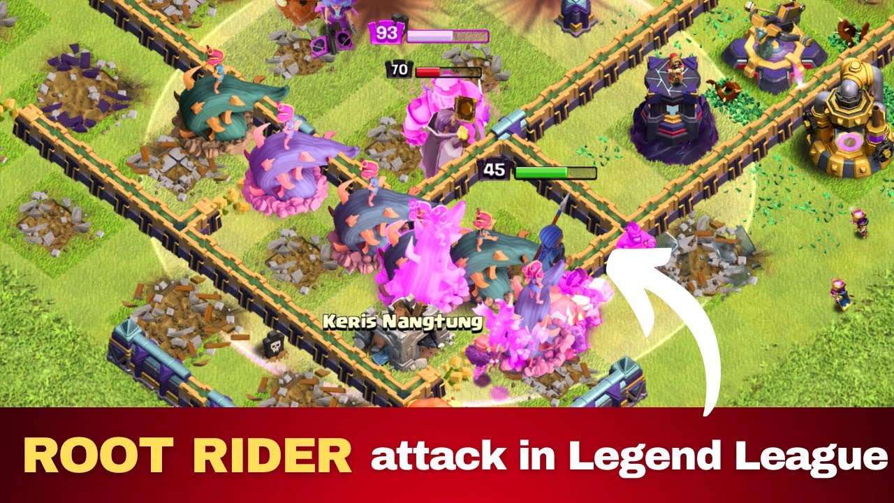 Root Rider Max Level Root Rider in Legend League OP🔥॥ Clash of Clans॥ - YouTube