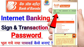 bob net banking forgot transaction password reset | bob net banking forgot login id and password