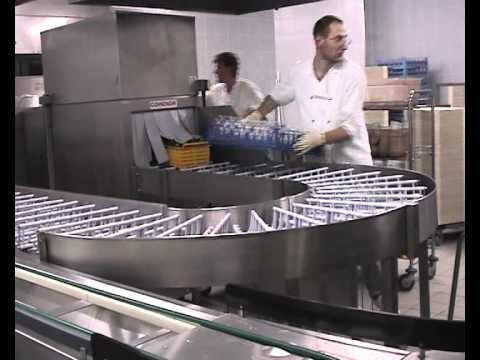 Comenda Commercial Dishwashers Installation With Carousel Machine