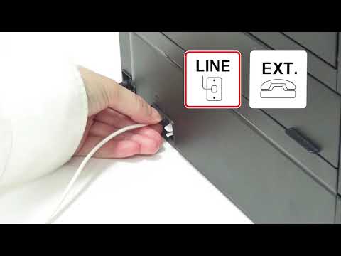 How to connect the LAN cable to your Brother ink tank printer