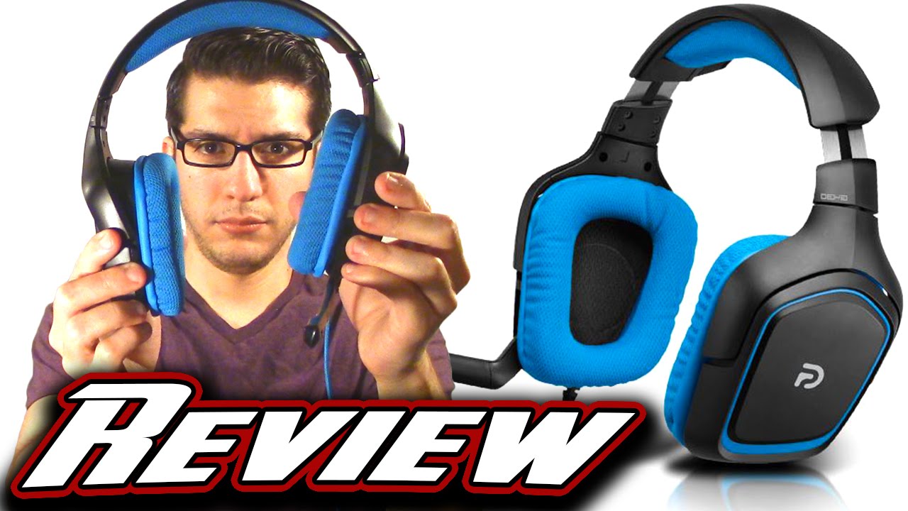 LOGITECH G430 GAMING HEADSET REVIEW AUDIO TEST - YouTube