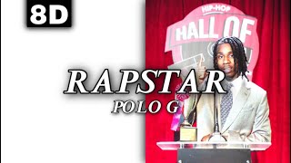 8D AUDIO | POLO G - RAPSTAR [LYRICS]