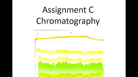 BTEC Applied Science: Unit 2 Chromatography