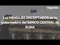 Los MENSAJES ENCRIPTADOS de la gobernadora del BANCO CENTRAL de RUSIA