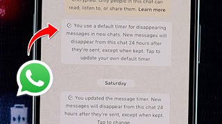 Famous Use A Default Timer For Disappearing Messages In Whatsapp Profile