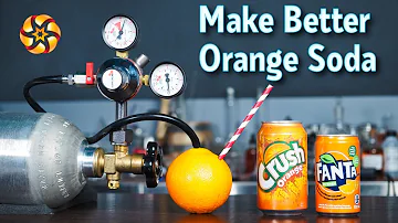Make Homemade Orange Soda like Crush or Fanta