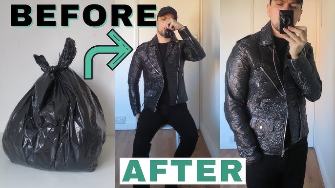 trash bag outfit