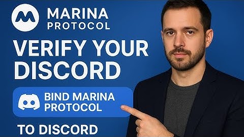 Marina Protocol | Verify your discord | Bind Marina Protocol to Discord