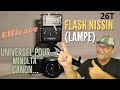 Comment marche le flash universel nissin pour appareils minolta canon argentiques