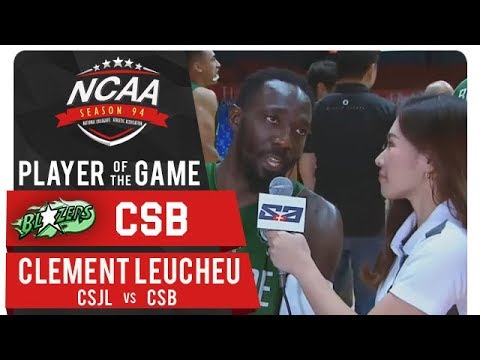 NCAA 94 MB: Clement Leutcheu drops 19 pts to earn PoG as CSB wins - CSJL vs. CSB - October 23, 2018 - 동영상