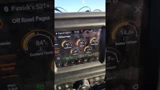 Jeep wrangler 4xe hybrid mode in cold Canadian weather