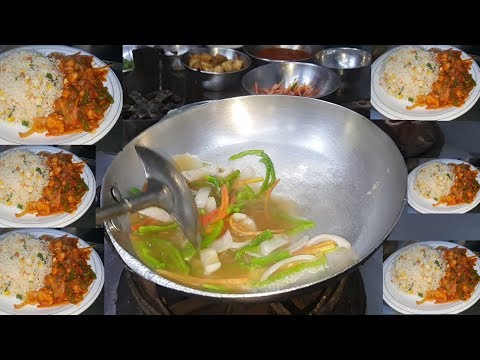 spicy-chicken-schezwan-restaurant-recipe-|-street-food-of-karachi-pakistan