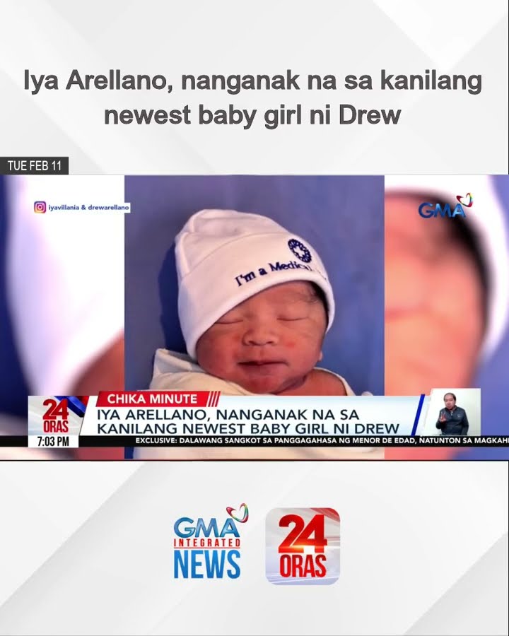 Iya Arellano, nanganak na sa kanilang newest baby girl ni Drew | 24 Oras