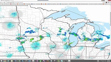Outflow Boundary Present on Radar June 13 2016