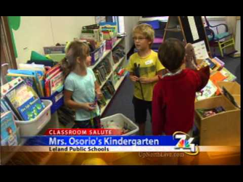 7&4 Classroom Salute- Mrs. Osorio's Kindergarten at Leland Public Schools