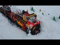 WORKING Lego train snow plow - Part 2
