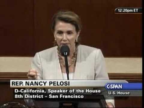 Nancy Pelosi Asking Republicans For Their Vote: $700B Bill