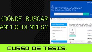 cómo  buscar antecedentes internacionales para una tesis usando repositorios. screenshot 5