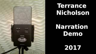 Voice Acting: Terrance Nicholson Narration Demo [2017]