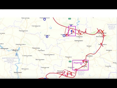The war in Ukraine 23 03  at 1100 The Battle of Golovka, Izyum, Avdiivka, Maryinka