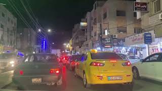 جولة ليلية في مدينة اربد شمال الاردن في رمضان 2023 Irbid city in Jordan@نور وثابت