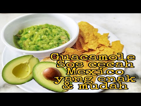 Resepi Mudah Sos Cecah Guacamole #GuacamoleSauce