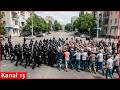 Riots of men with pitchforks in Russia; end of the Putin regime