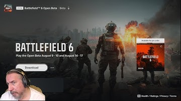 How to download BATTLEFIELD 6 Open Beta on PS5  #battlefield6