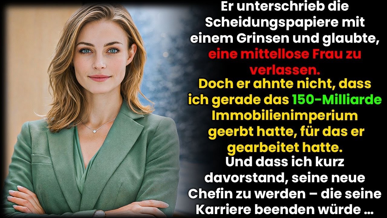 Er unterschrieb ahnungslos die Scheidung – ohne zu wissen, dass sie ein 150-Mrd.-€-Imperium erbte…