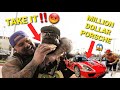 FIRST TIME DRIVING A PORSCHE - I FORCED MY BFF KALI MUSCLE TO EAT COOKIES